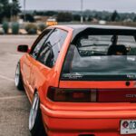 Honda vehicle upgraded with intake, exhaust and suspension mods