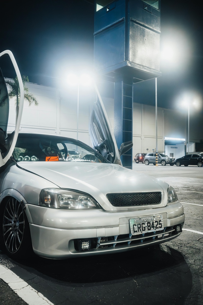 Opel car enhanced with sport styling and engine tuning